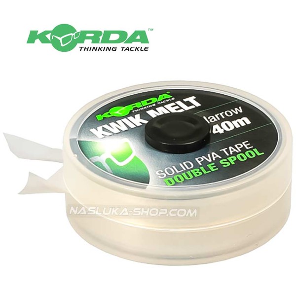 PVA лента Korda Kwik Melt Double Spool, Narrow 40 м — снимка 2