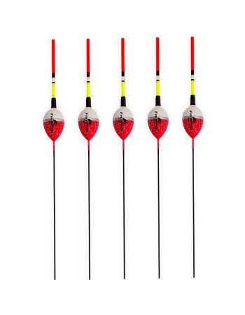 Сет от 5 бр. плувки за риболов със сменяема антена FishPro 435