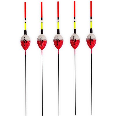 Сет от 5 бр. плувки за риболов със сменяема антена FishPro 435