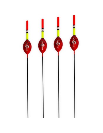 Сет от 4 бр. риболовни плувки със сменяема антена FishPro 457