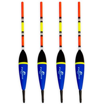 Сет от 4 бр. подвижни плувки, слайдери FishPro 708