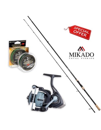 Комплект за спининг риболов на распер Mikado Asp Spin Set 2.80 м, 10-28 г