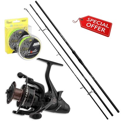 Комплект за риболов на шаран Mikado Intro Carp II Set 3.30 м, 3 lb