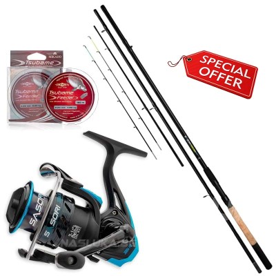 Комплект за фидер Mikado Sasori Feeder Set 3.60 м, 100 г