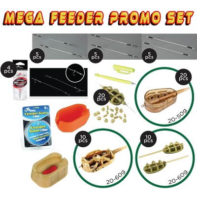 Комплект аксесоари за метод фидер Mega Method Set Nasluka