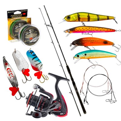 Комплект за спининг риболов на щука Trophy Pike Spin 1