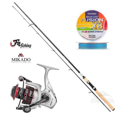 Комплект за спининг риболов Techno Spin Combo 3 м, 50 г