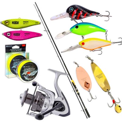 Комплект за спининг риболов на сом Trophy Catfish Spin