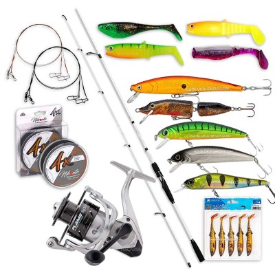 Комплект за спининг риболов на щука Trophy Pike Spin 2