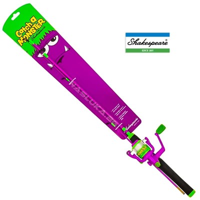 Детски комплект въдица и макара Shakespeare Catch A Monster Spin Combo, Purple