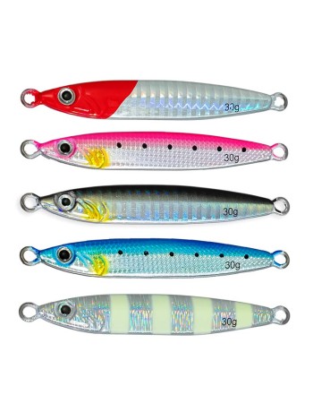 Комплект морски джигове Sokudo Champion Jig Set 30 г, 5 бр.