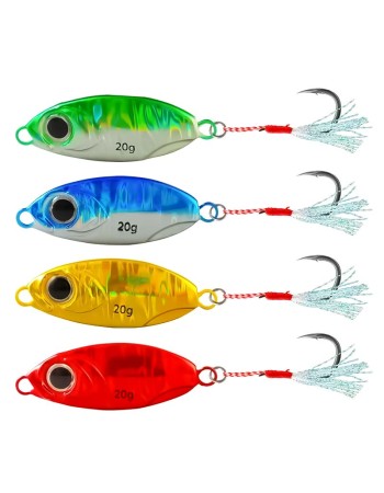 Комплект морски джигове Sokudo Dancer Jig Set 20 г, 4 бр.