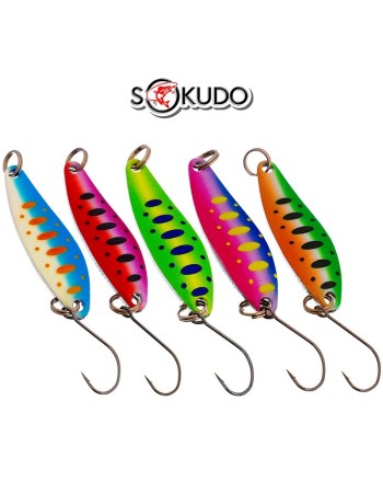 Сет от 5 бр. микроклатушки за ултралайт спининг Sokudo Mystic, 5 г