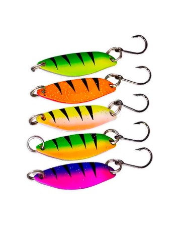 Сет от 5 бр. микроклатушки за ултралайт спининг Sokudo Mystic, 3 г