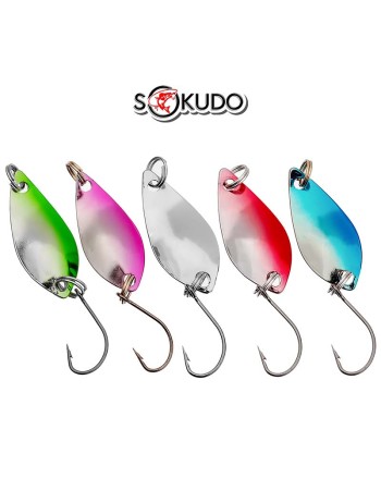 Комплект от 5 бр. клатушки за пъстърва, костур и кефал Sokudo Ontario