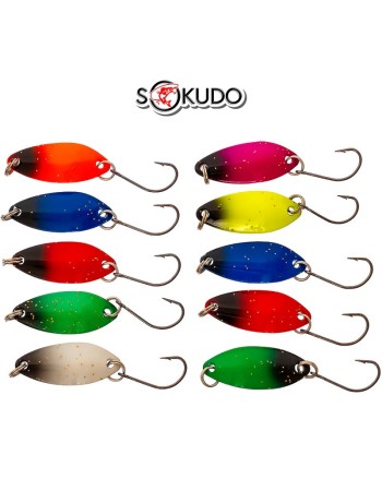 Комплект от 10 бр. клатушки за пъстърва, костур и кефал Sokudo Prizma, 3 г