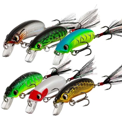 Сет от 6 бр. потъващи воблери Sokudo El Toro 5 см, 6.6 г