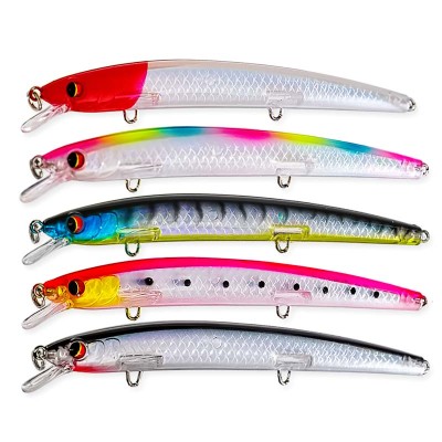 Сет от 5 бр. морски плаващи воблери Sokudo Everest 13.5 см, 14.5 г