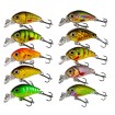 Сет от 10 бр. плаващи воблери за кефал и пъстърва Sokudo Fantom Max 4.5 см, 3.7 г