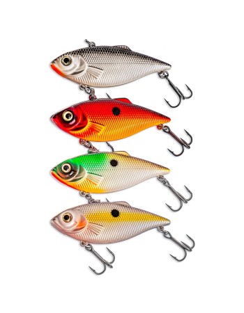 Сет от 4 бр. вайб примамки Sokudo Hyperion 6.5 см, 7.7 г