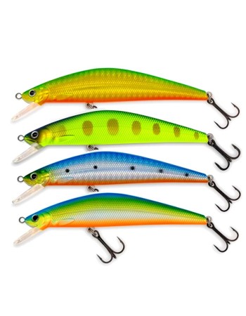 Сет от 4 бр. плаващи воблери Sokudo Rip Bait 10.5 см, 13.5 г