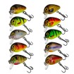 Сет от 10 бр. плаващи воблери за костур и кефал Sokudo Peanut 2.8 см, 1.8 г