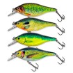 Комплект от 4 бр. плаващи воблери Sokudo Triton Shad 8 см, 10 г
