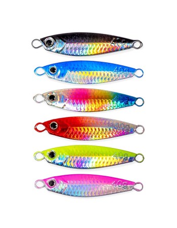 Комплект от 6 бр. пилкери за морски риболов Sokudo Coral Dance 7 см, 40 г