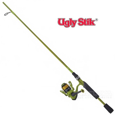 Спининг комплект Ugly Stik Hi-Lite Spinning Combo 1.83 м, 6-15 lb, Green