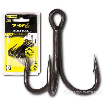 Тройни куки Black Cat Treble Hook, 5 бр.