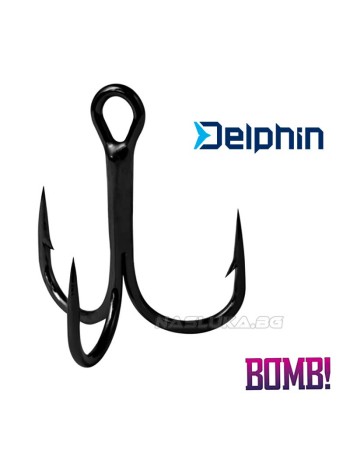 Тройни куки Delphin Bomb! Multihook Triple, 6 бр.
