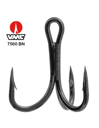 Мощни тройни куки за сом VMC 7560 BN 6x, 5 бр.