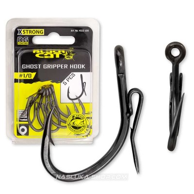 Куки за сом Black Cat Gripper Ghost Hook