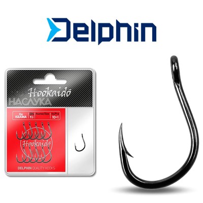 Усилени куки с ухо Delphin Iseama 4x