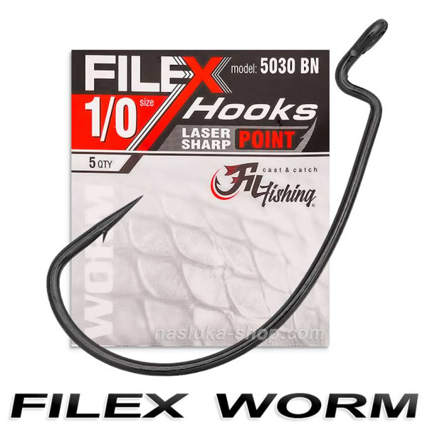 Офсетни куки Filex 5030 BN Worm — снимка 1