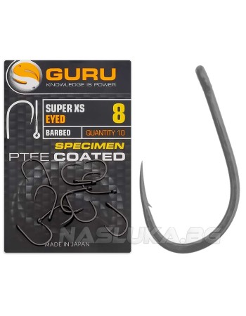 Куки за риболов Guru Super XS Eyed Barbed
