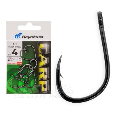 Куки за шаран с ухо Hayabusa K-1, 10 бр.