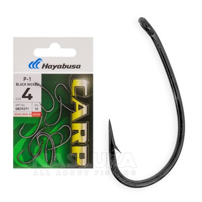 Куки за шаран с ухо Hayabusa P-1, 10 бр.