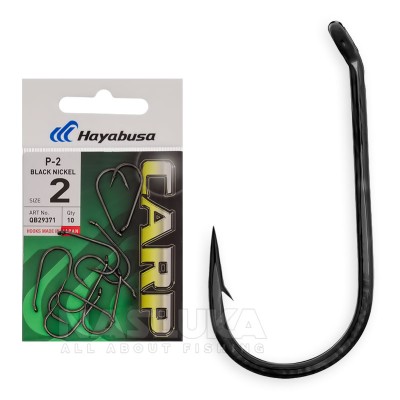 Куки за шаран с ухо Hayabusa P-2, 10 бр.