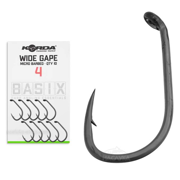 Куки за шаран Korda Basix Wide Gape — снимка 1
