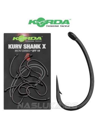 Куки за шаран Korda Kurv Shank X
