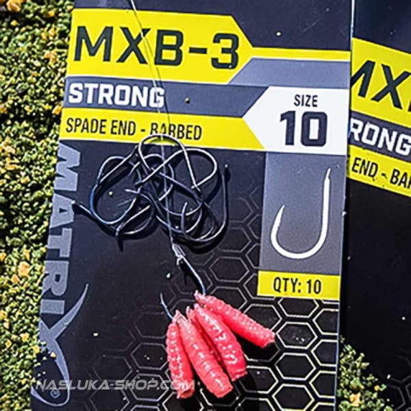 Куки за фидер Matrix MXB-3 Strong Spade End — снимка 5