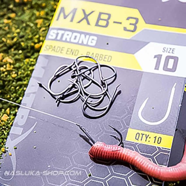 Куки за фидер Matrix MXB-3 Strong Spade End — снимка 6