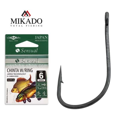 Куки с ухо Mikado Chinta W/Ring