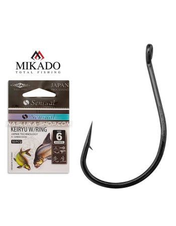 Куки с ухо Mikado Mikado Keiryu Ring