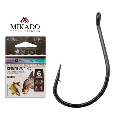Куки с ухо Mikado Mikado Keiryu Ring