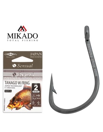 Куки с ухо Mikado Tanago W/Ring