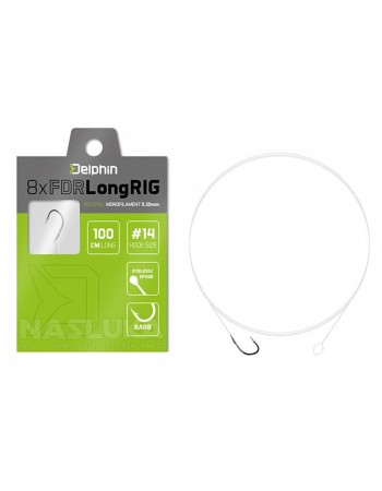 Монтажи за фидер риболов Delphin 8X FDR Long Rig, 8 бр.