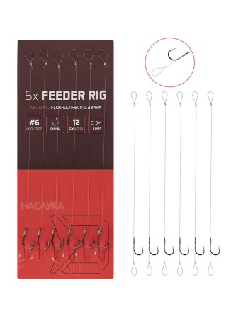 Монтажи за фидер риболов Delphin Feeder Rig FLR Loop