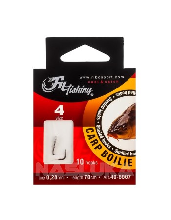 Вързани куки за риболов на шаран Fil Fishing Carp Boilie